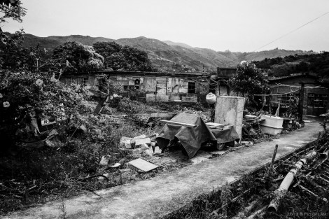 Mui Wo village. People actually live in these shacks.