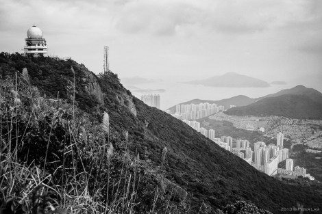 The small radio transmitter at Mount Parker peak.