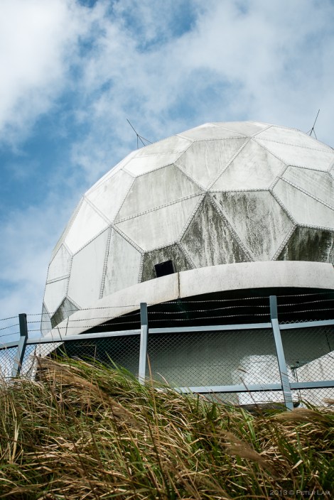 Large radio transmitter on Mount Parker.