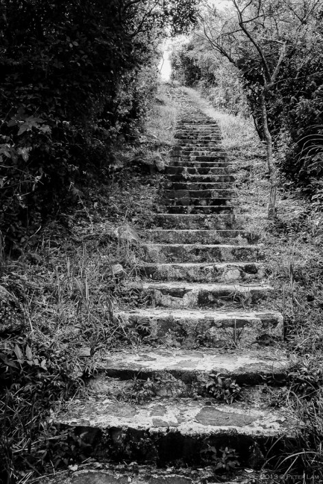 Seemingly endless steps.