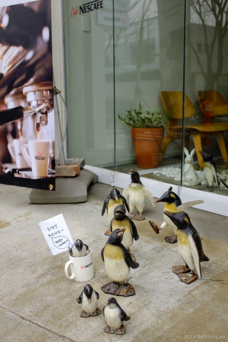 One of the many cafes in the area.