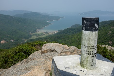 At  Miu Tsai Tun peak. Very sunny and hot.