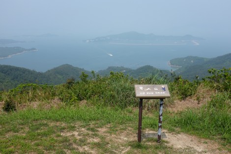 Lo Yan Shan, the highest point on Chi Ma Wan peninsula.
