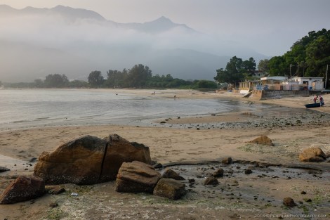 Finally reaching Pui O beach.