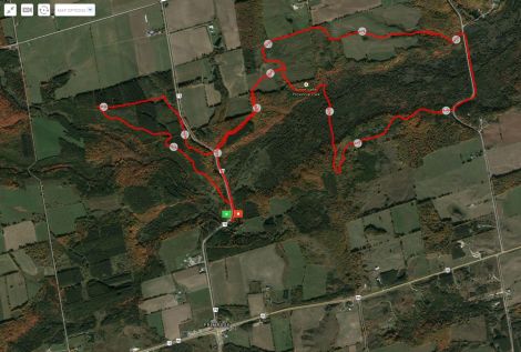 The hike comprised of two loops.