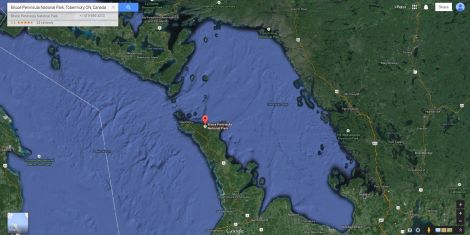 Bruce Peninsula Map Image