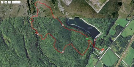 The short hike through the conservation area.