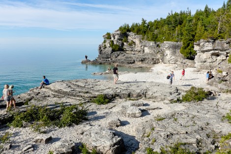 Indian cove swimmers image