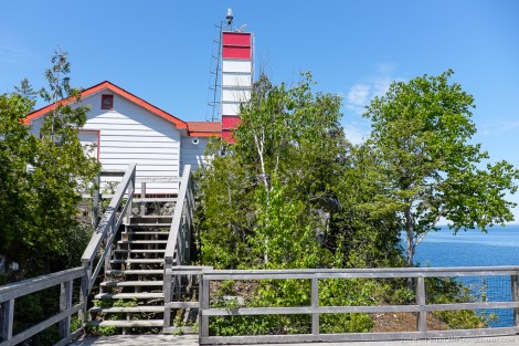 The island lighthouse.