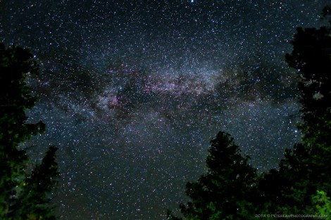 Cyprus lake milky way