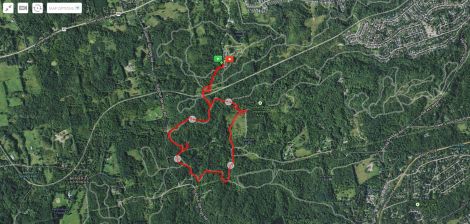 The main trail loop in the Conservation Area.