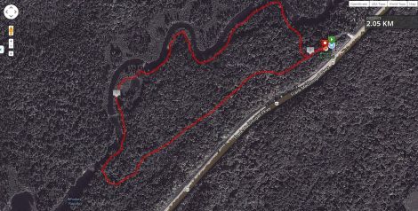 WhiskeyRapidsTrailRoute